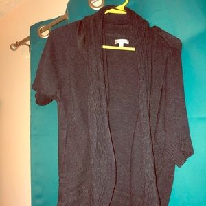 Knit cardigan in navy